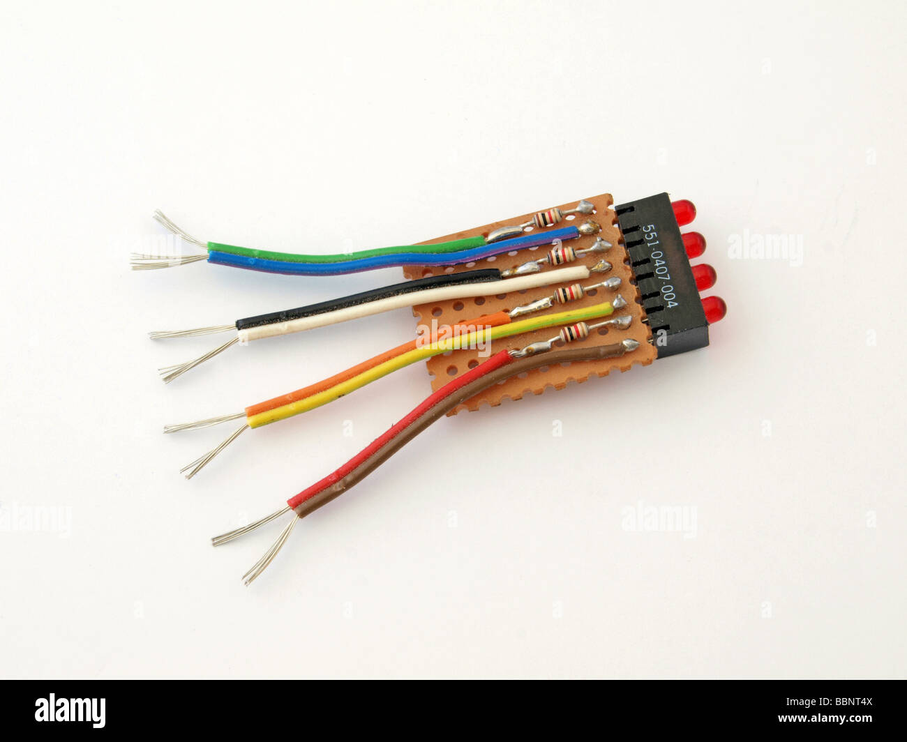 Scheda a circuito elettronico utilizzato in un computer Foto Stock