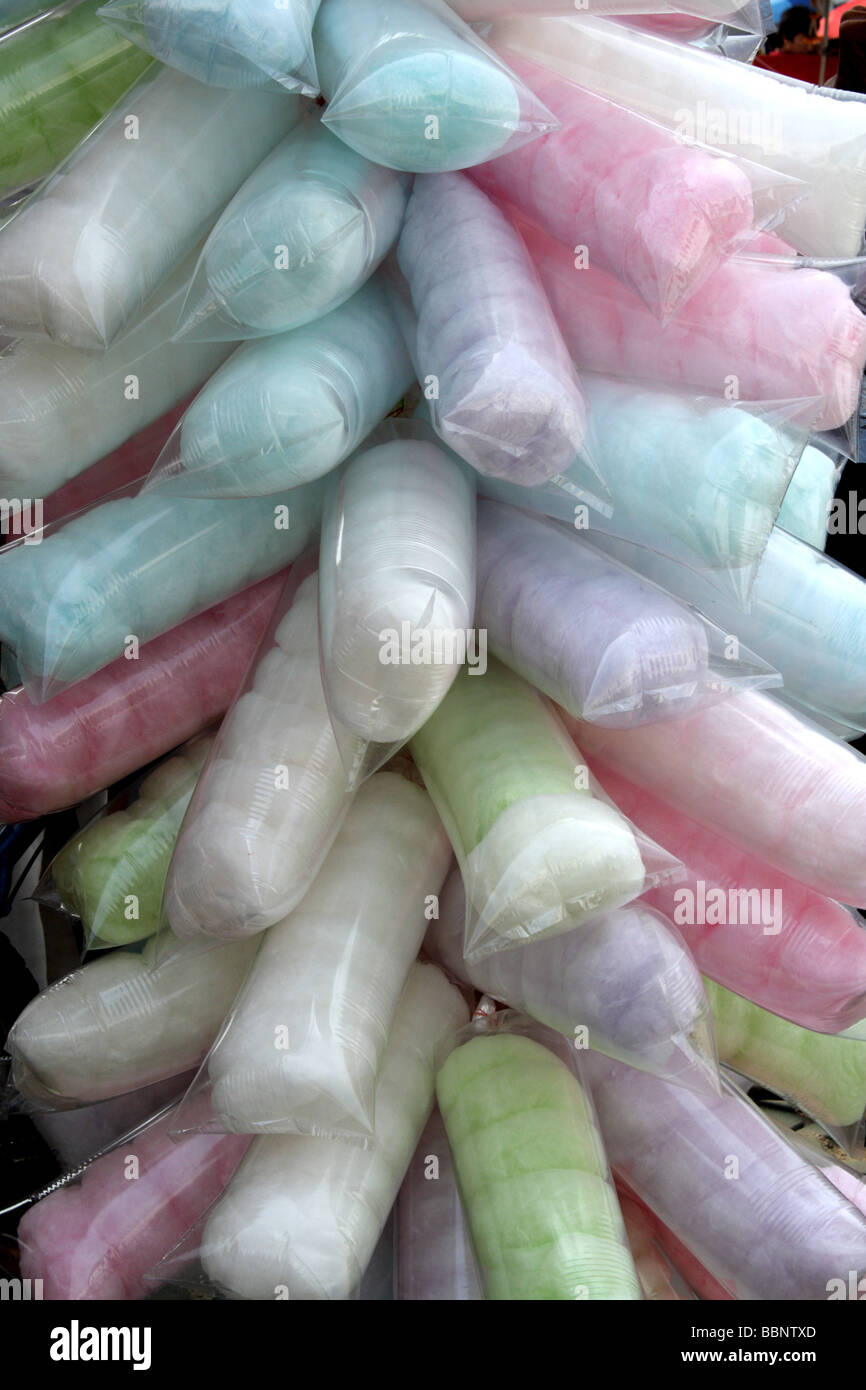 Caramella di cotone Foto Stock