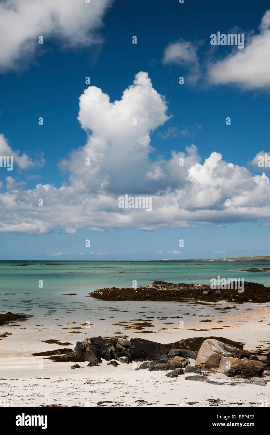 Spiaggia di Eriskay, Sud Uist, Ebridi Esterne, Scozia Foto Stock