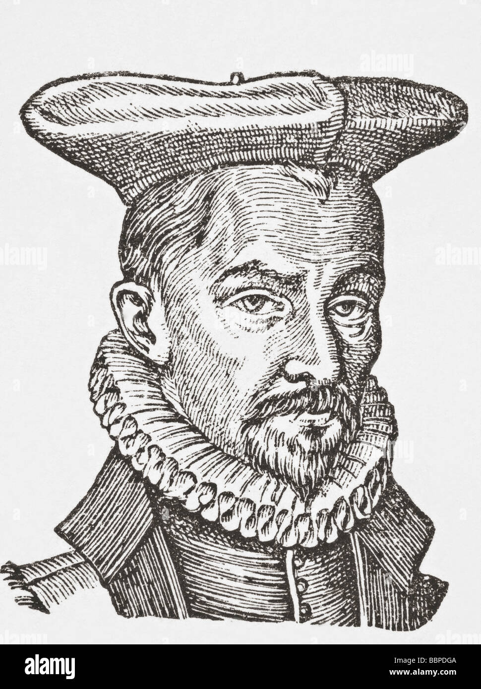 Pierre Pithou alias Petrus Pithoeus, 1539 - 1596. Avvocato e studioso francese. Foto Stock