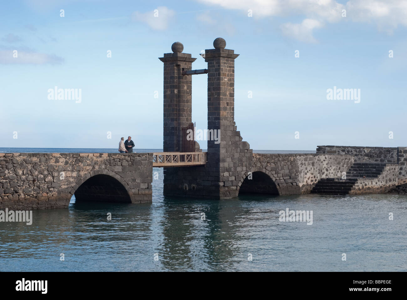 Puente de las Bolas Arrecife, Lanzarote, Spagna Foto Stock