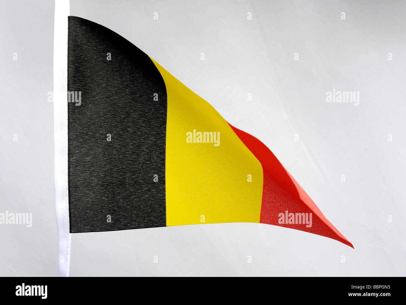 Belgio bandiera nazionale Foto Stock
