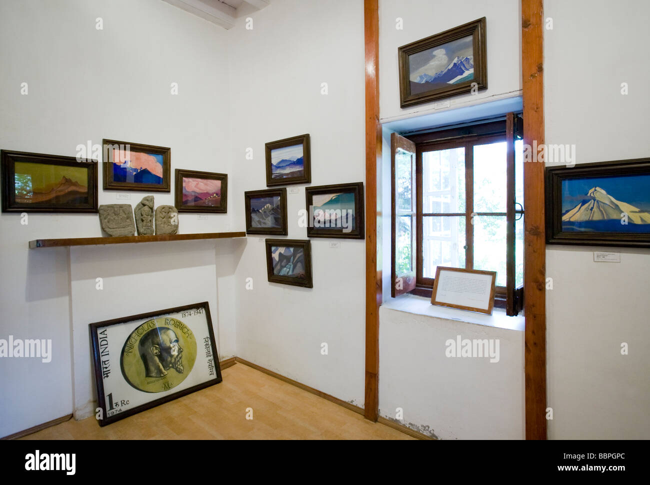 Nicolas Roerich Museum. Naggar. Valle di Kullu. Himachal Pradesh. India Foto Stock