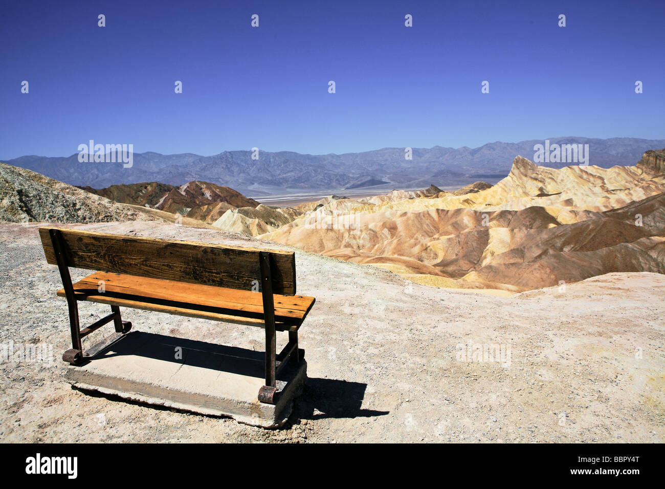 Zabriskie Point, Death Valley, California, Stati Uniti d'America Foto Stock