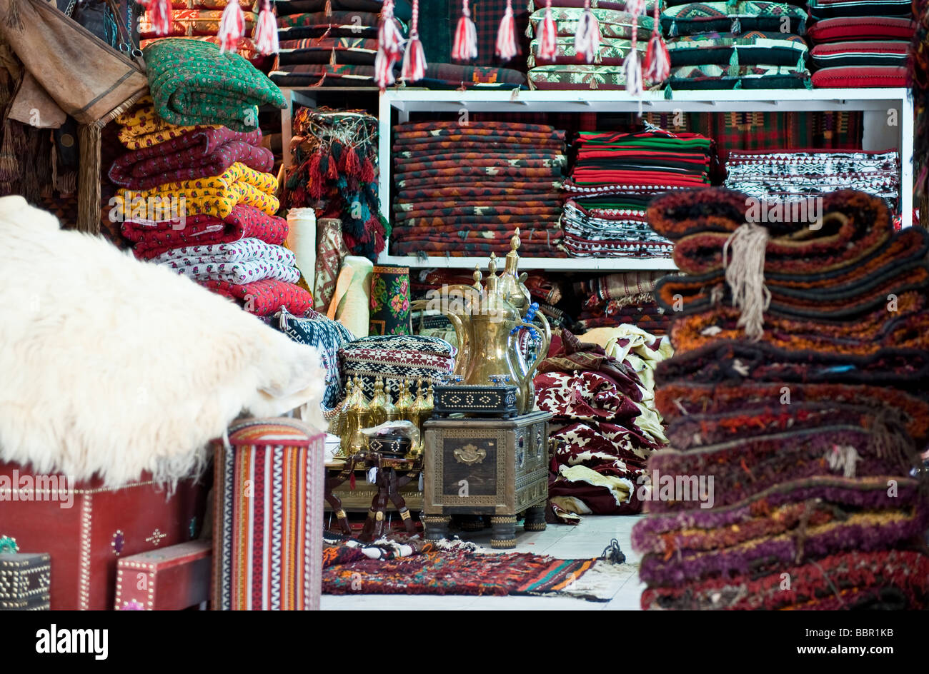 Rijadh al souq Thumairi in Al quartiere Bathaa Foto Stock