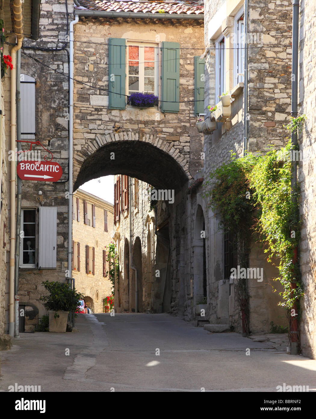 Vezenobres Languedoc-Roussillon Francia Foto Stock