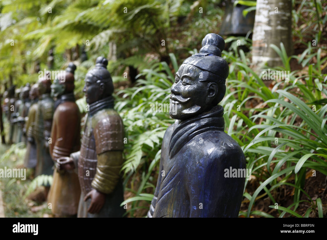 Guerrieri di Terracotta di Xian Cina Foto Stock
