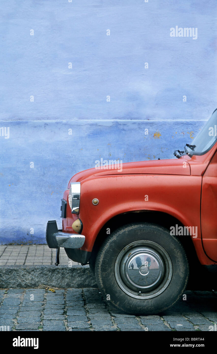 Fiat Cinquecento a Colonia del Sacramento, Uruguay Foto Stock