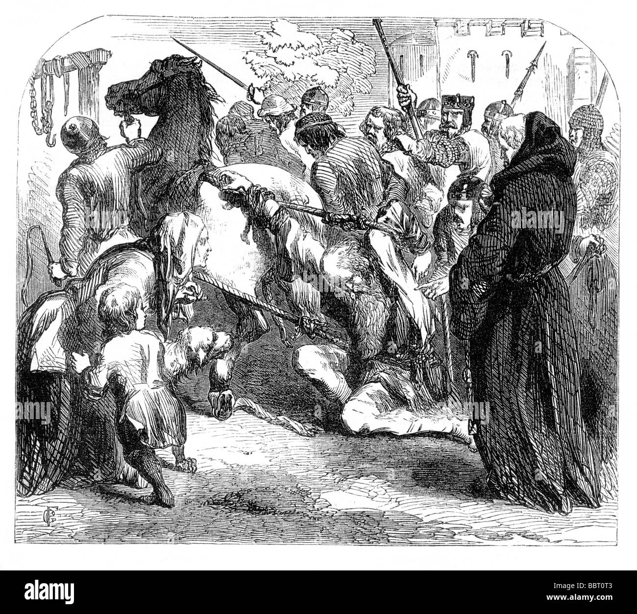 Decesso di William Fitz Osbert Salvatore dei poveri ad Foto Stock