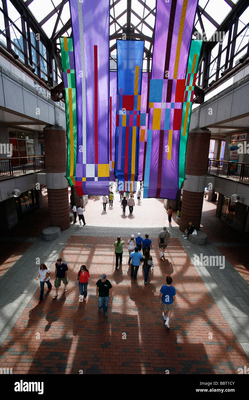 Il Mercato di Quincy, Boston, Massachusetts Foto Stock