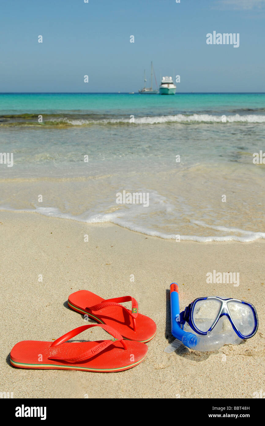 Relax a Formentera Foto Stock