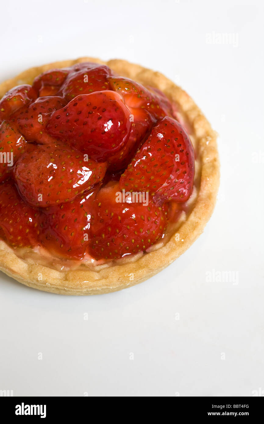 Crostata di fragole Foto Stock