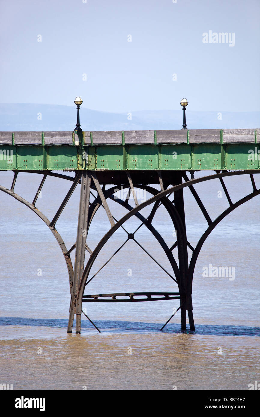 Il molo di Clevedon Somerset Foto Stock