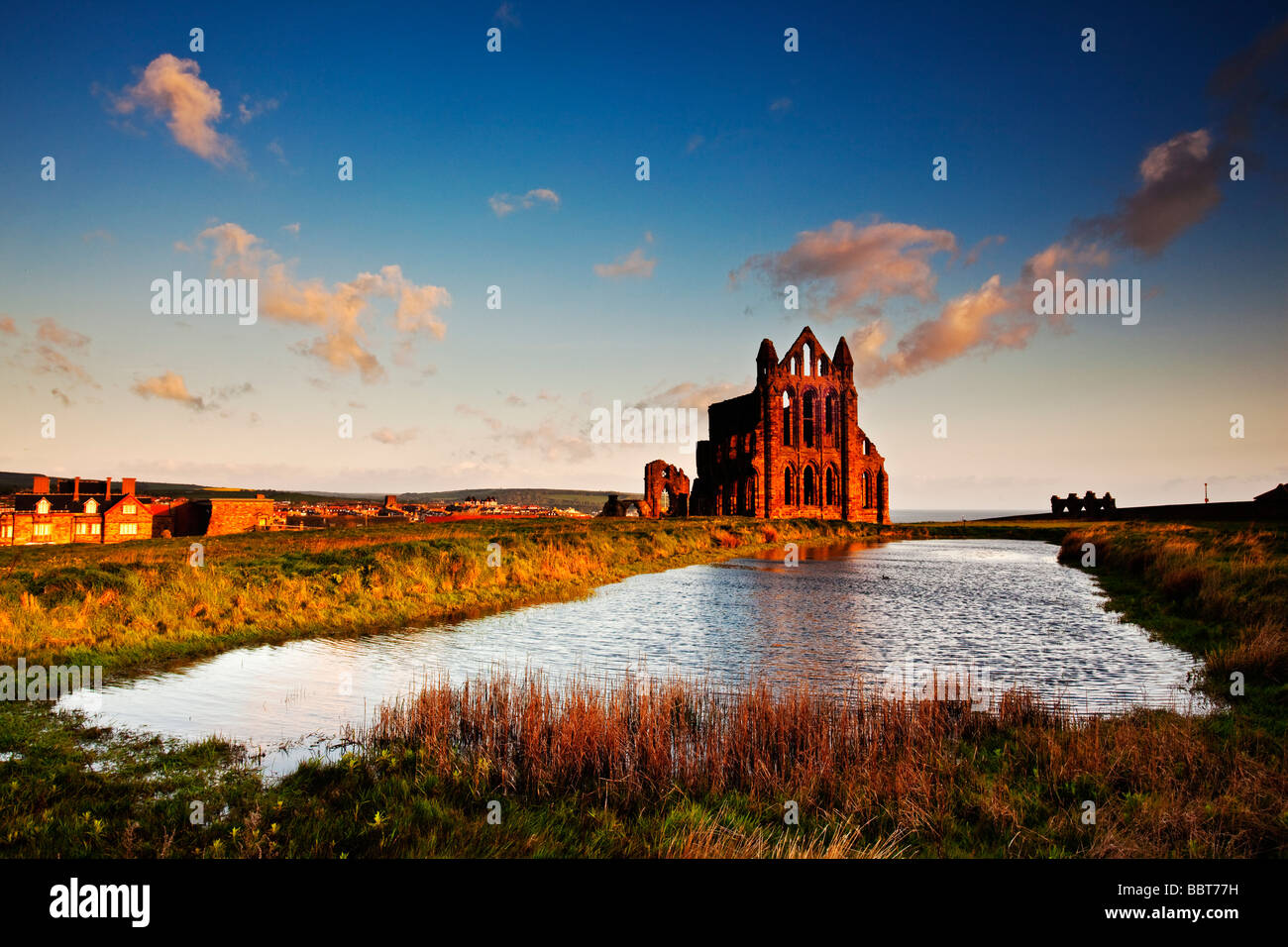 Estate Alba Whitby Abbey Whitby North Yorkshire Foto Stock