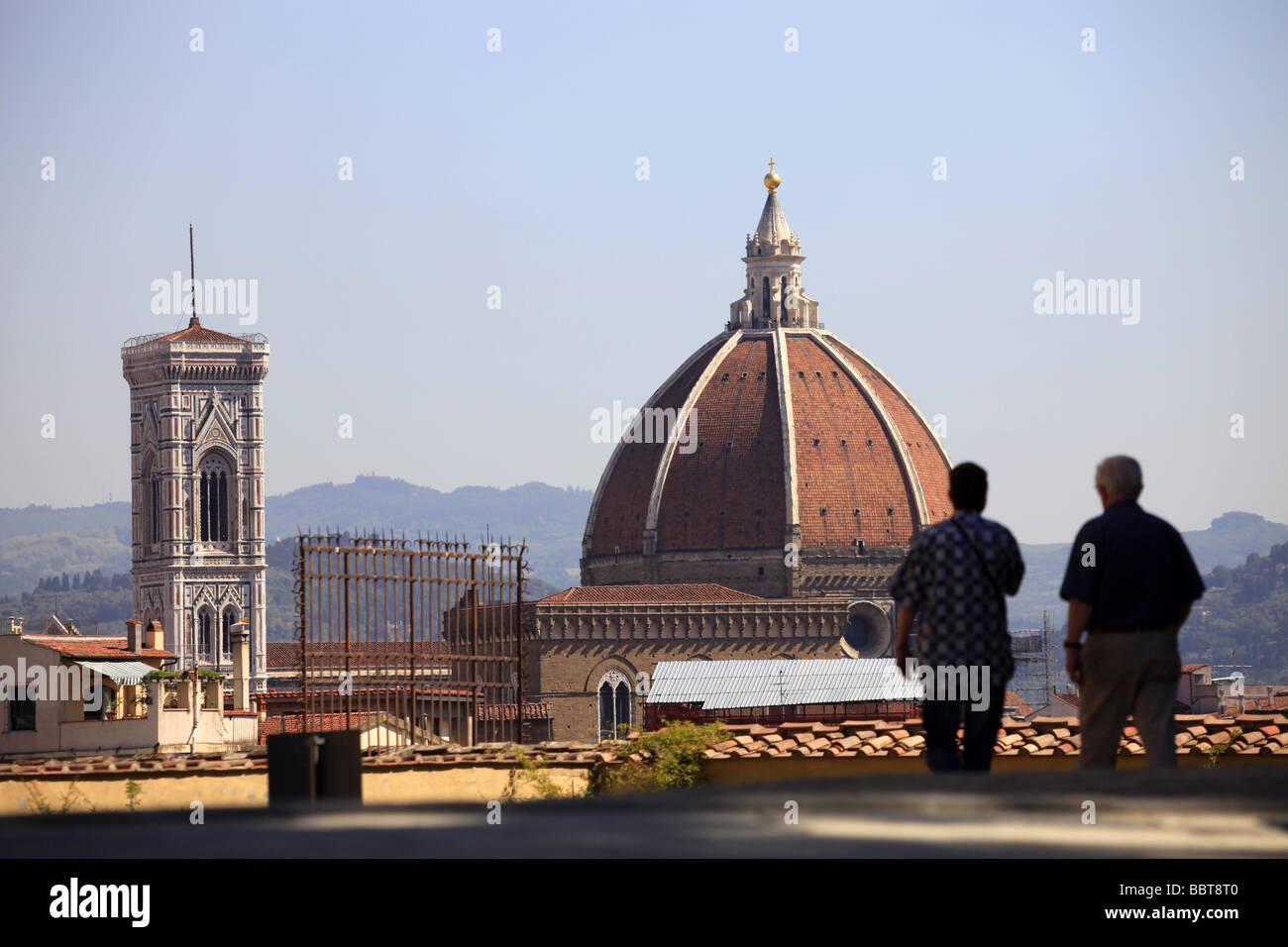 Vista sul Duomo, Giardini di Boboli Firenze,Toscana,Italia Foto Stock