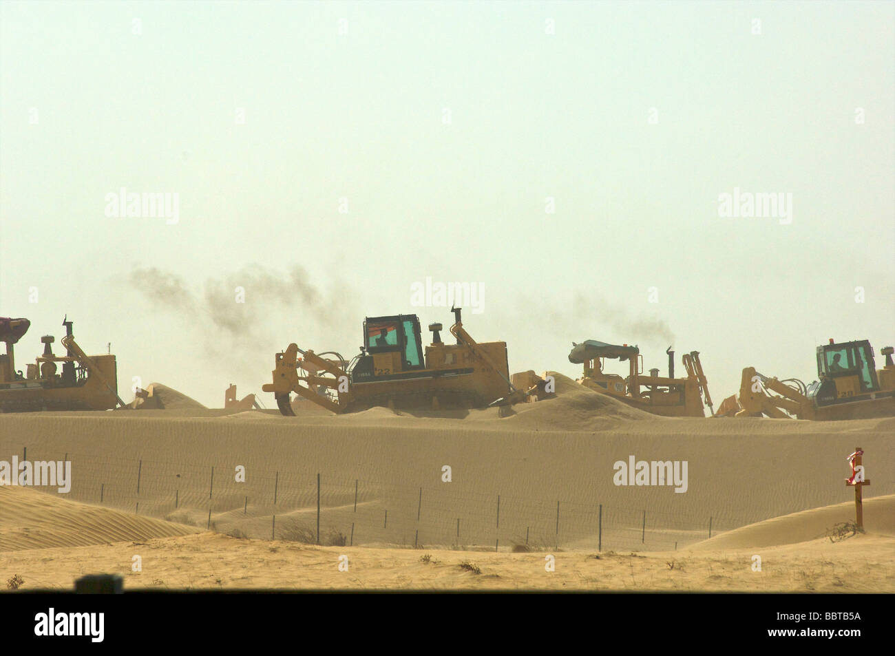 Sviluppo di Dubai nel deserto Foto Stock