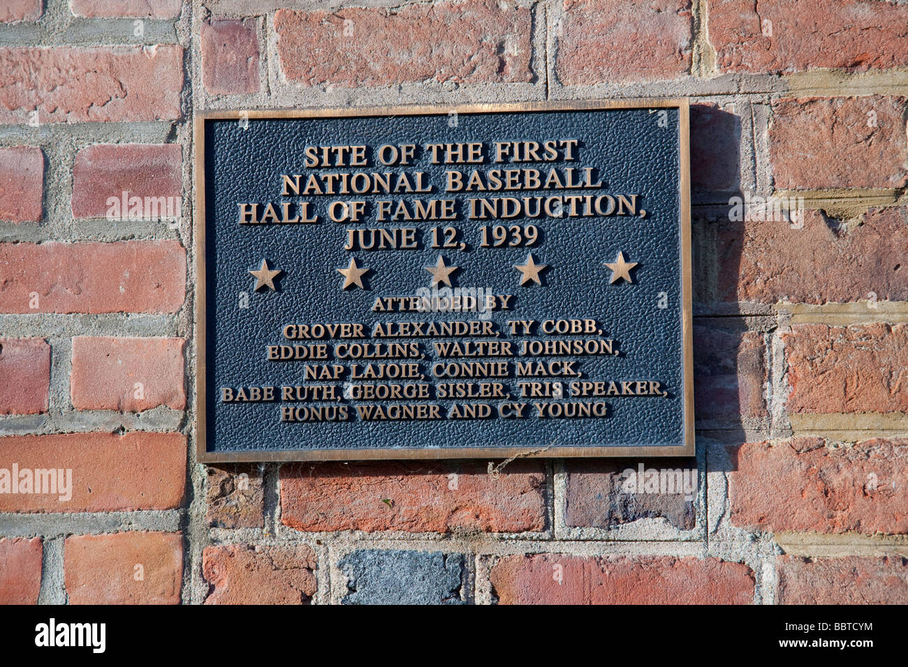 'National Baseball Hall of Fame e Museo ' Foto Stock