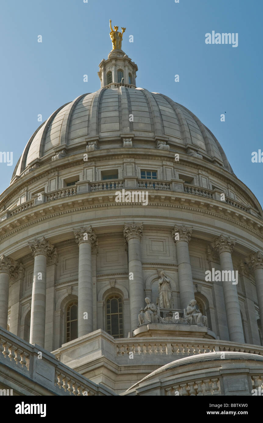 Campidoglio di Madison Wisconsin, Foto Stock