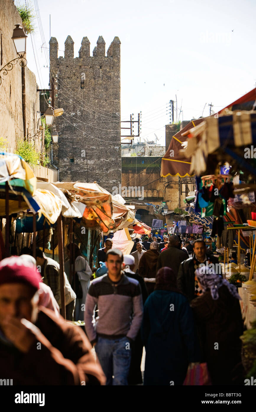 La medina di Fez, Marocco Foto Stock