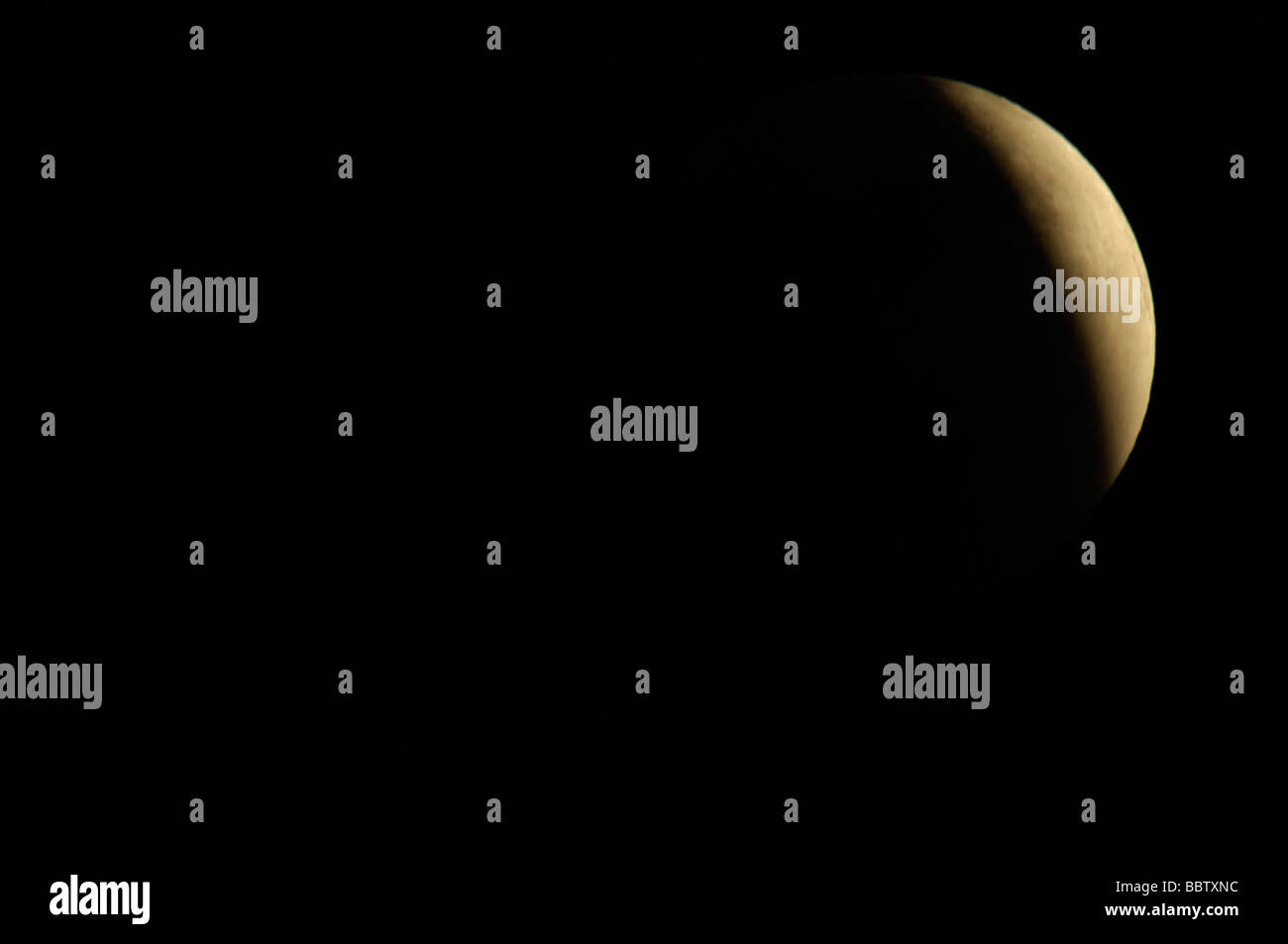 Eclissi lunare Foto Stock