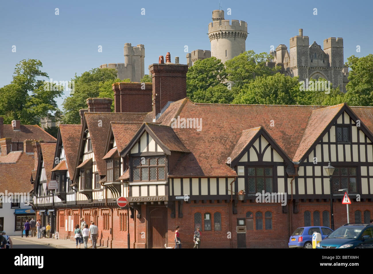 Arundel e città di castello in West Sussex England Foto Stock