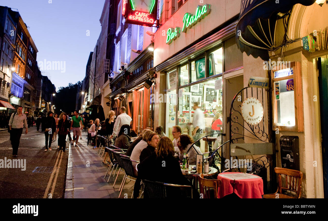 Bar Italia Frith Street Soho London UK Europa Foto Stock