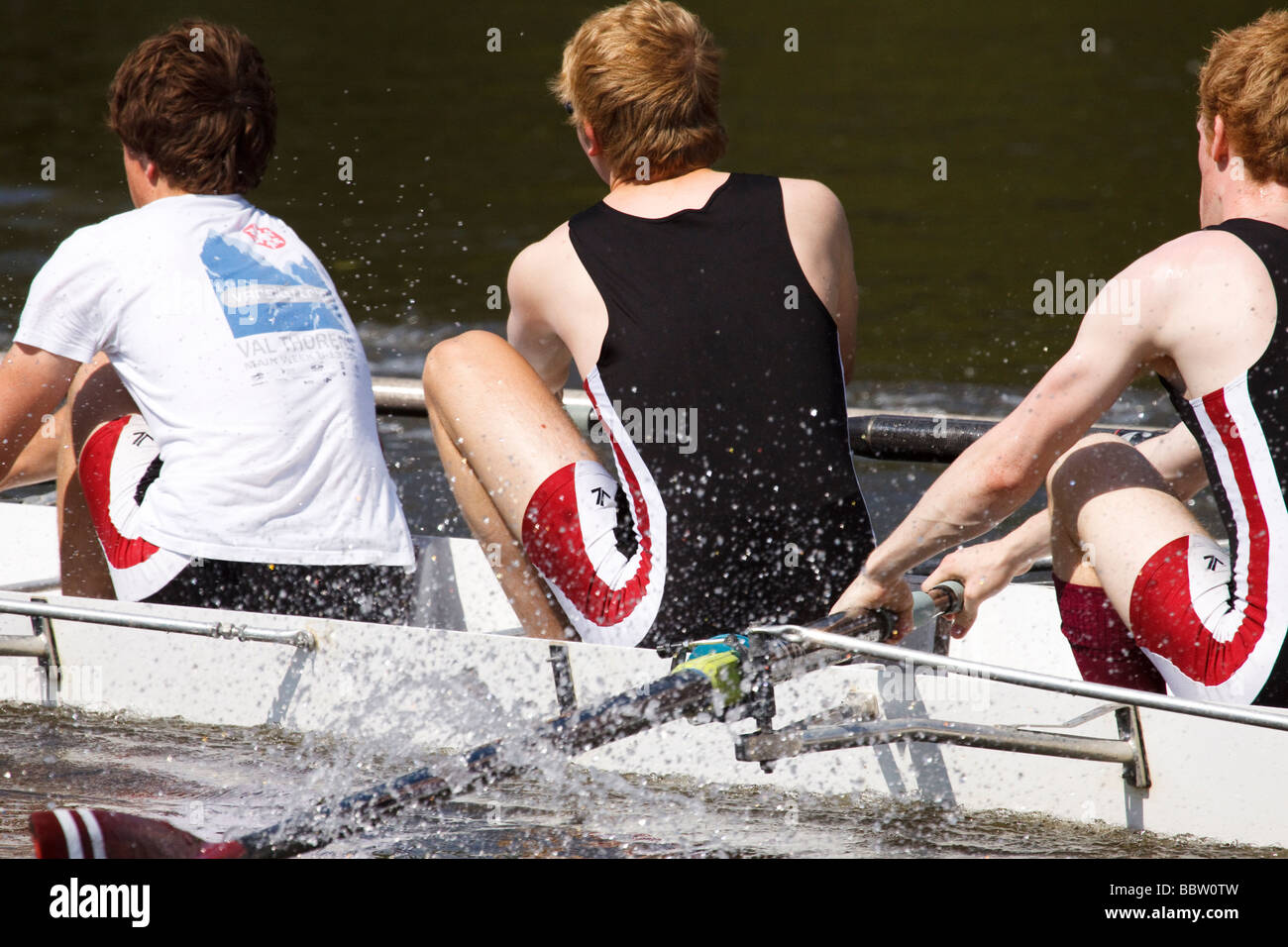 I rematori maschio, l'Università di Oxford, Estate VIIIs, 2009 Foto Stock