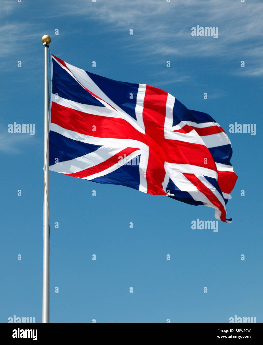 La Union Jack flag. Foto Stock
