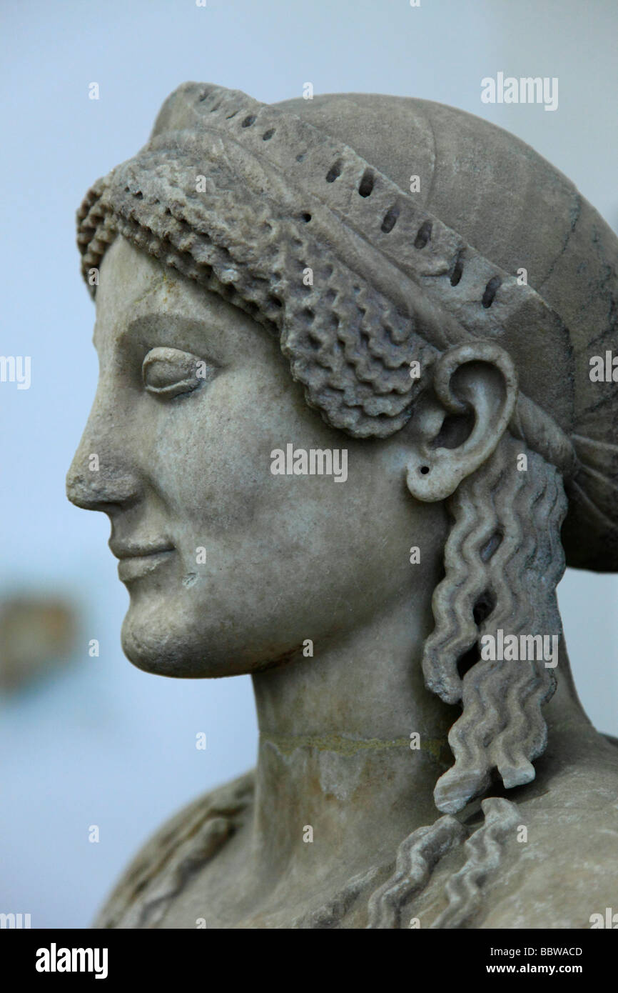Germania Berlino Pergamon Museum statua della dea greca Foto Stock