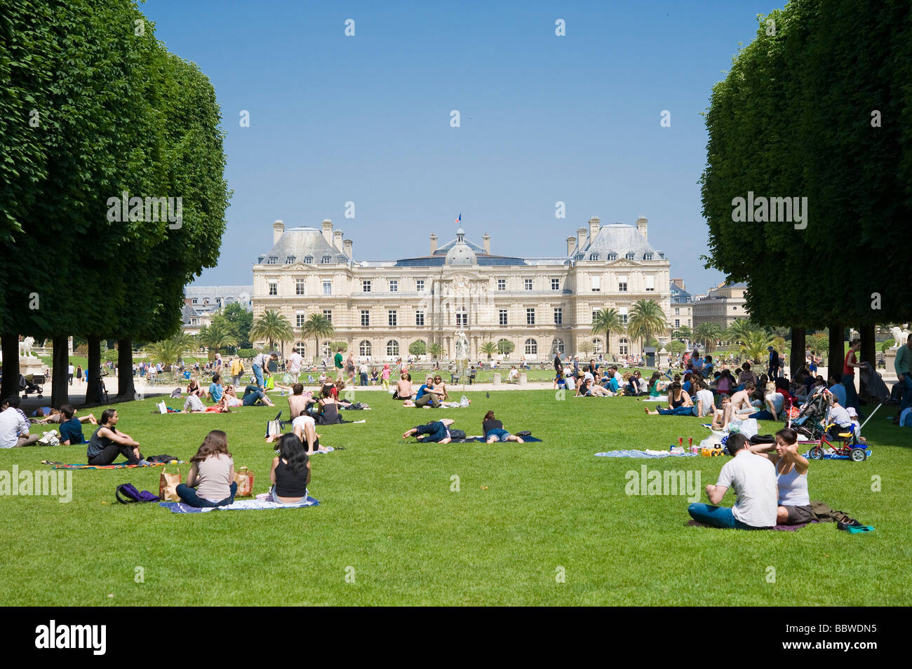 Parigi Palais et Jardin de Luxembourg Foto Stock