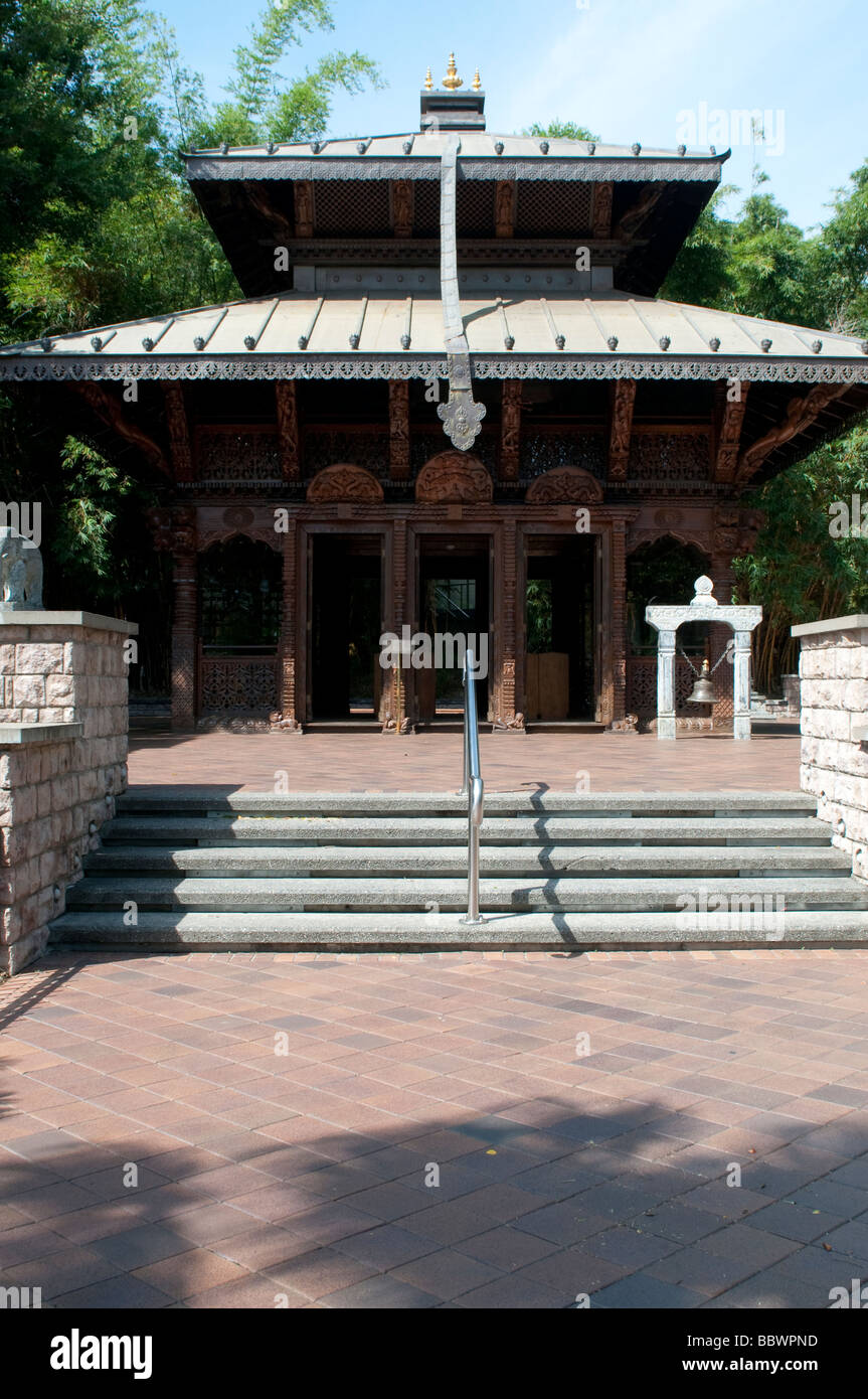 Nepalese Pagoda di pace il South Bank Parklands Brisbane Queensland Australia Foto Stock