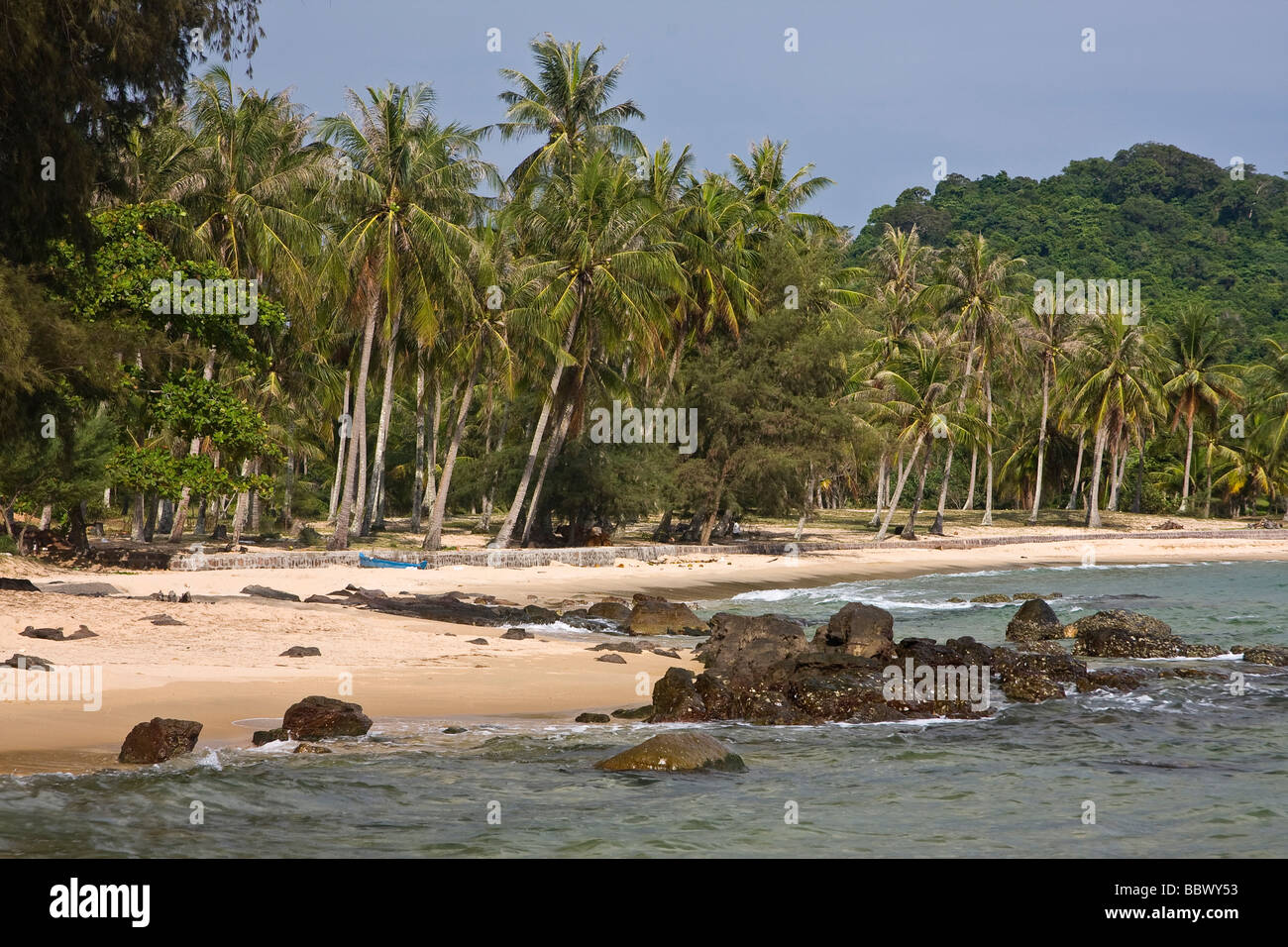 Mango Bay Beach, Phu Quoc Island, il Vietnam Asia Foto Stock