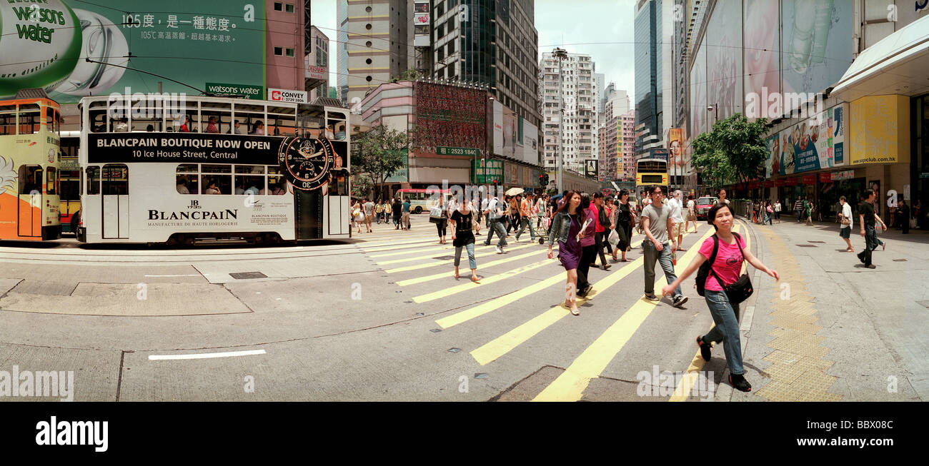 Yee Wo Street Causeway Bay Hong Kong Foto Stock