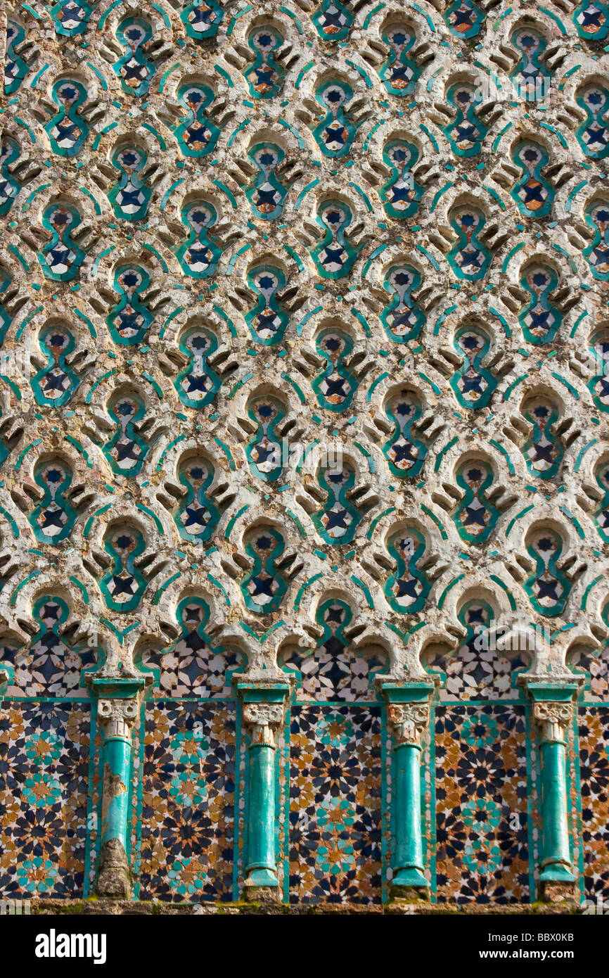 Architettura islamica su El Djedid moschea di Fez, Marocco Foto Stock