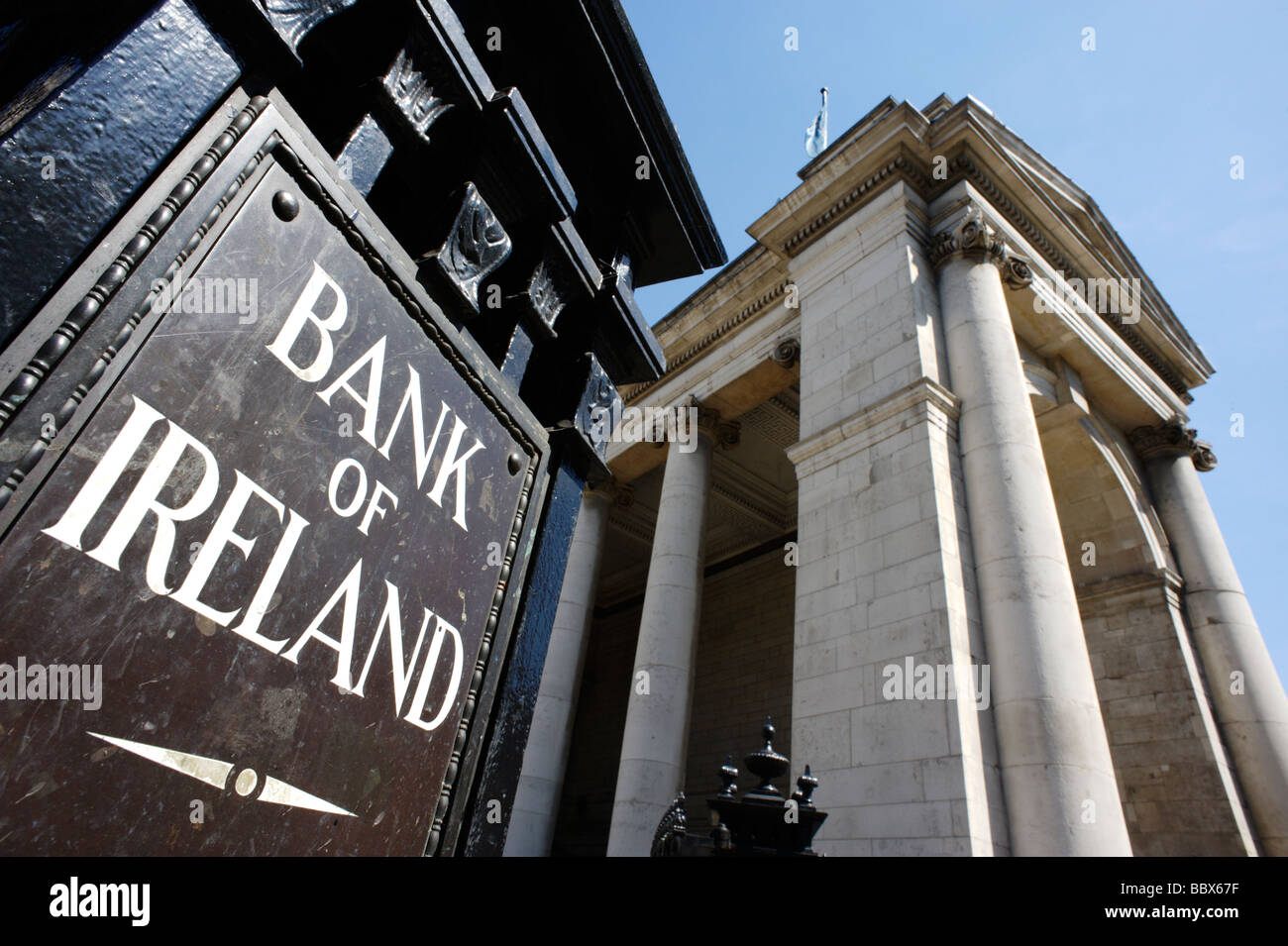 La Banca d'Irlanda Dublino Repubblica di Irlanda Foto Stock