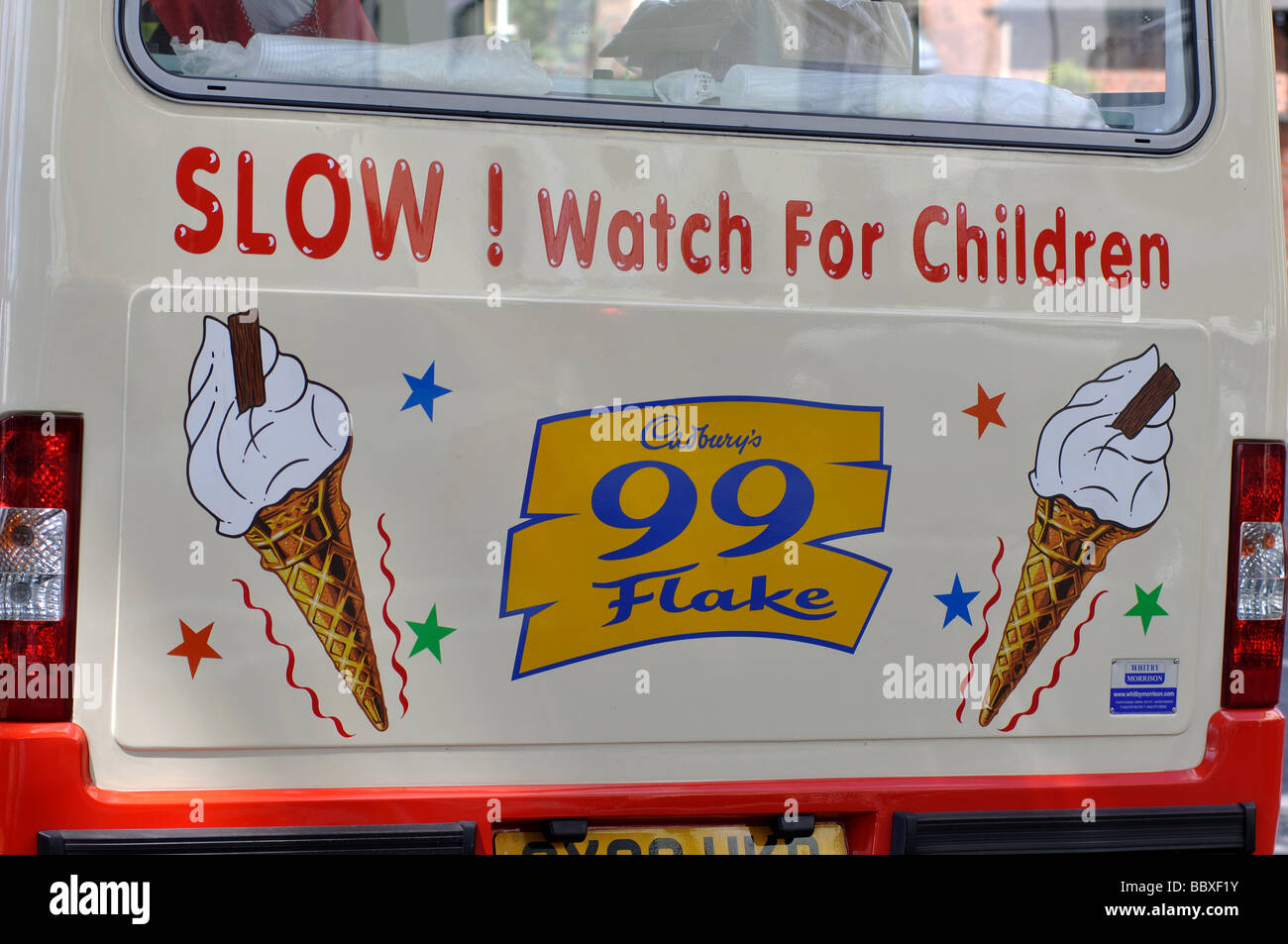 Ice Cream van, REGNO UNITO Foto Stock