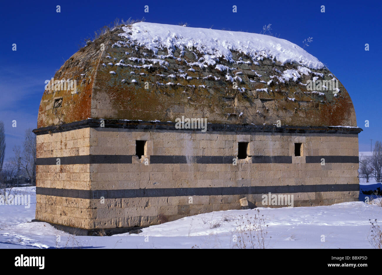Kumbet storico dal periodo di Seljuk, Bitlis Turchia Foto Stock