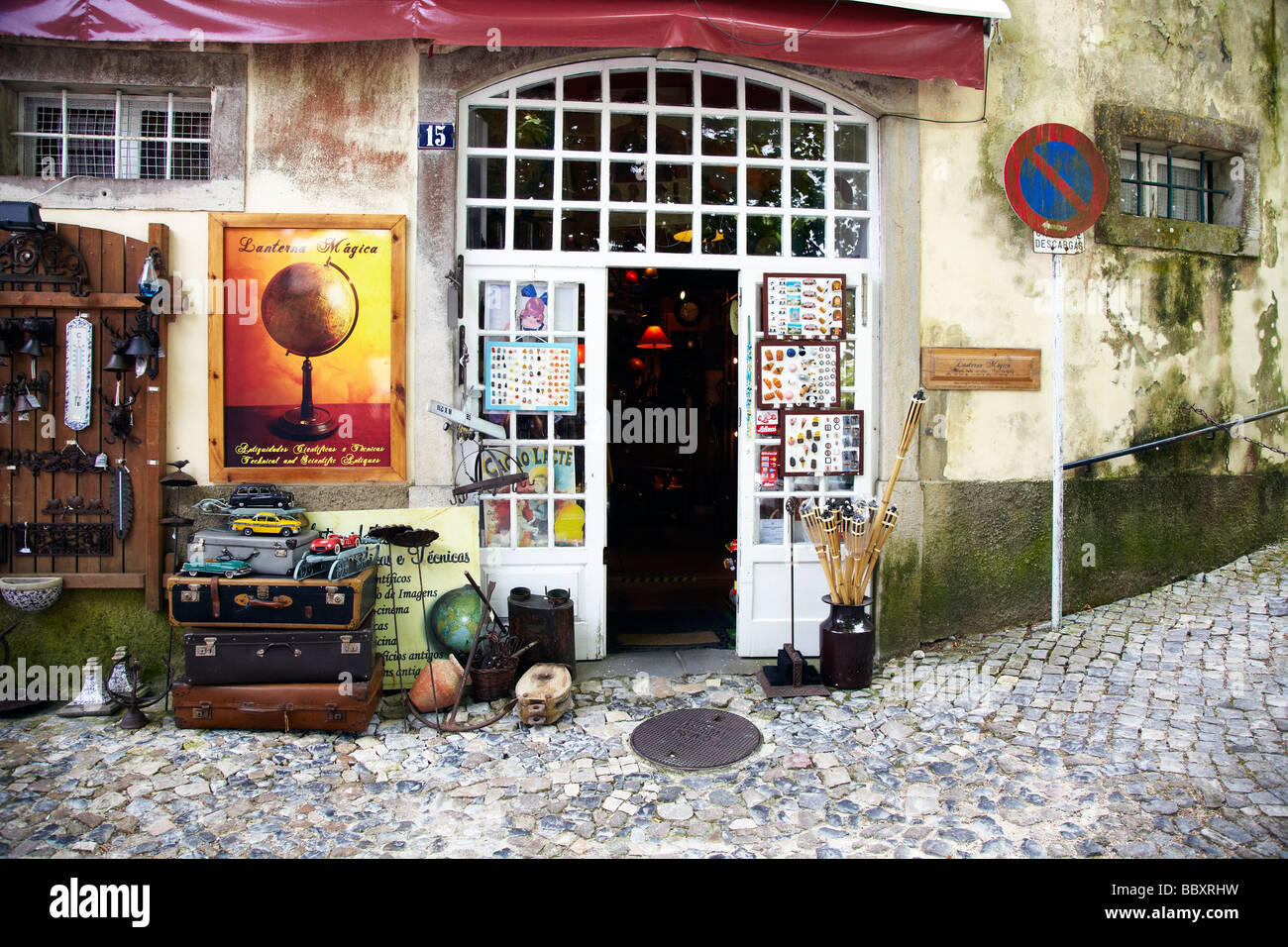 Corner shop, Sintra, Portogallo Foto Stock