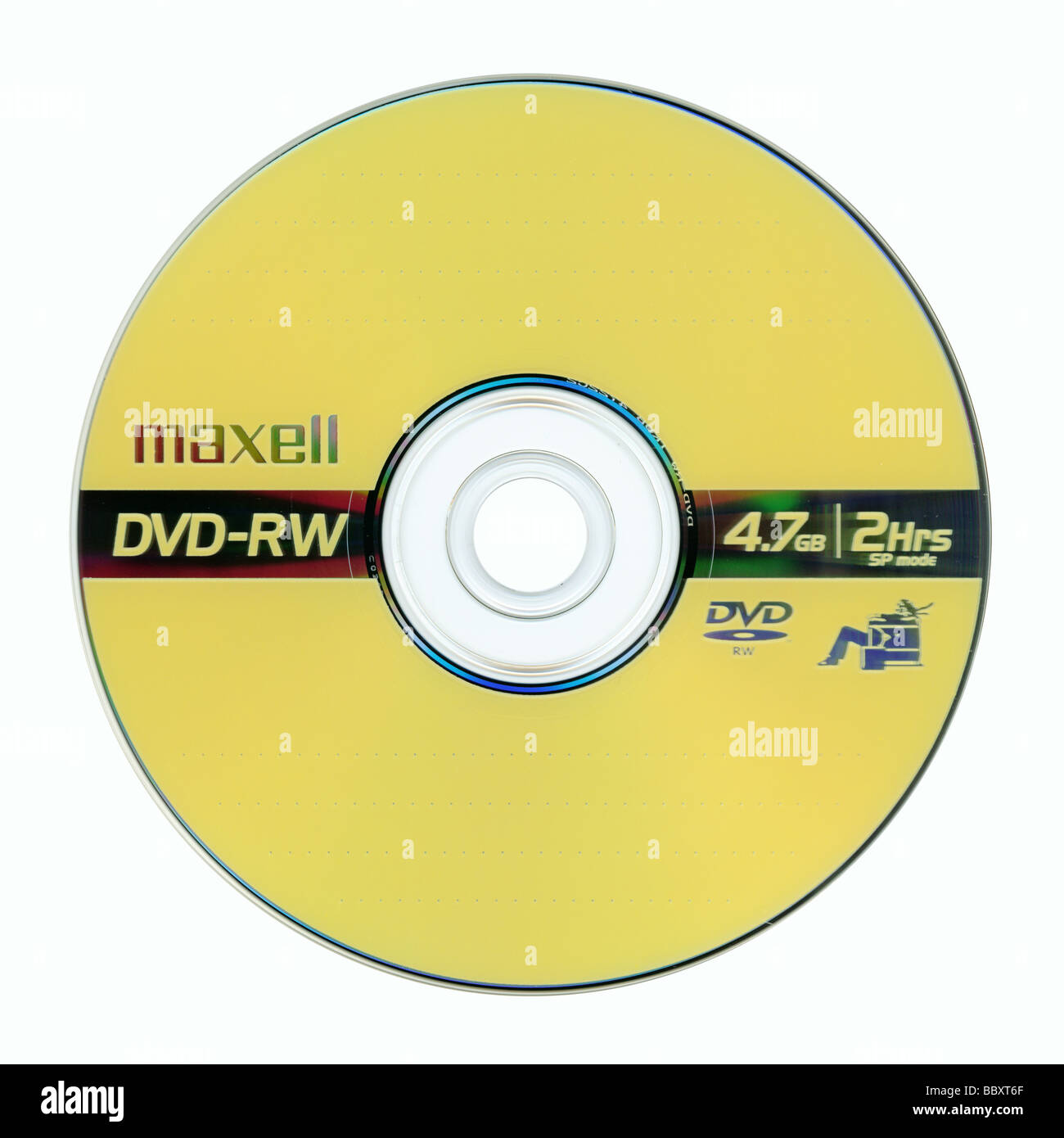 Lato singolo DVD-RW Foto Stock