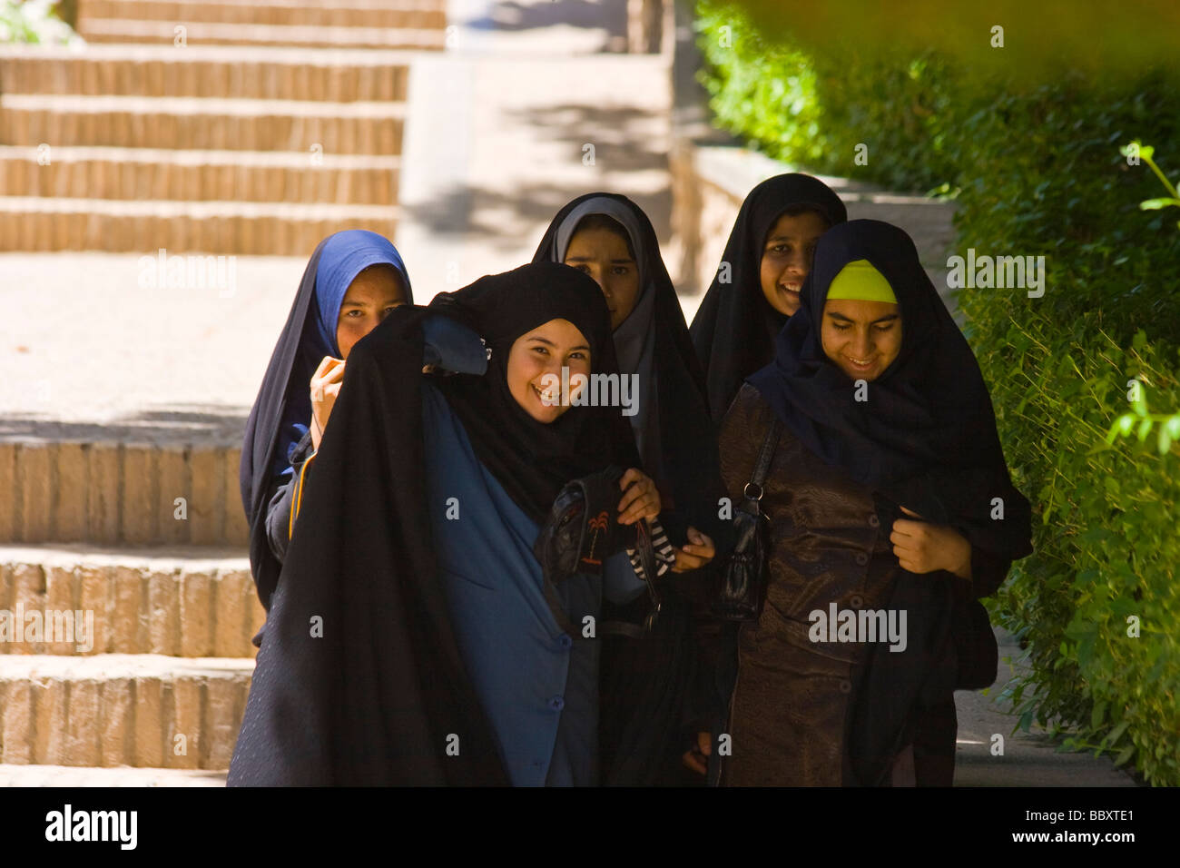 Giardino Shahzade in Kerman Mahan Provincia Iran Foto Stock