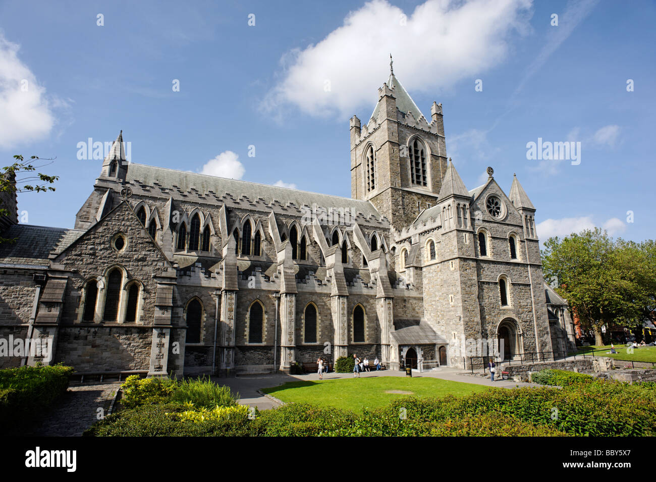 La cattedrale di Christchurch a Dublino Repubblica di Irlanda Foto Stock