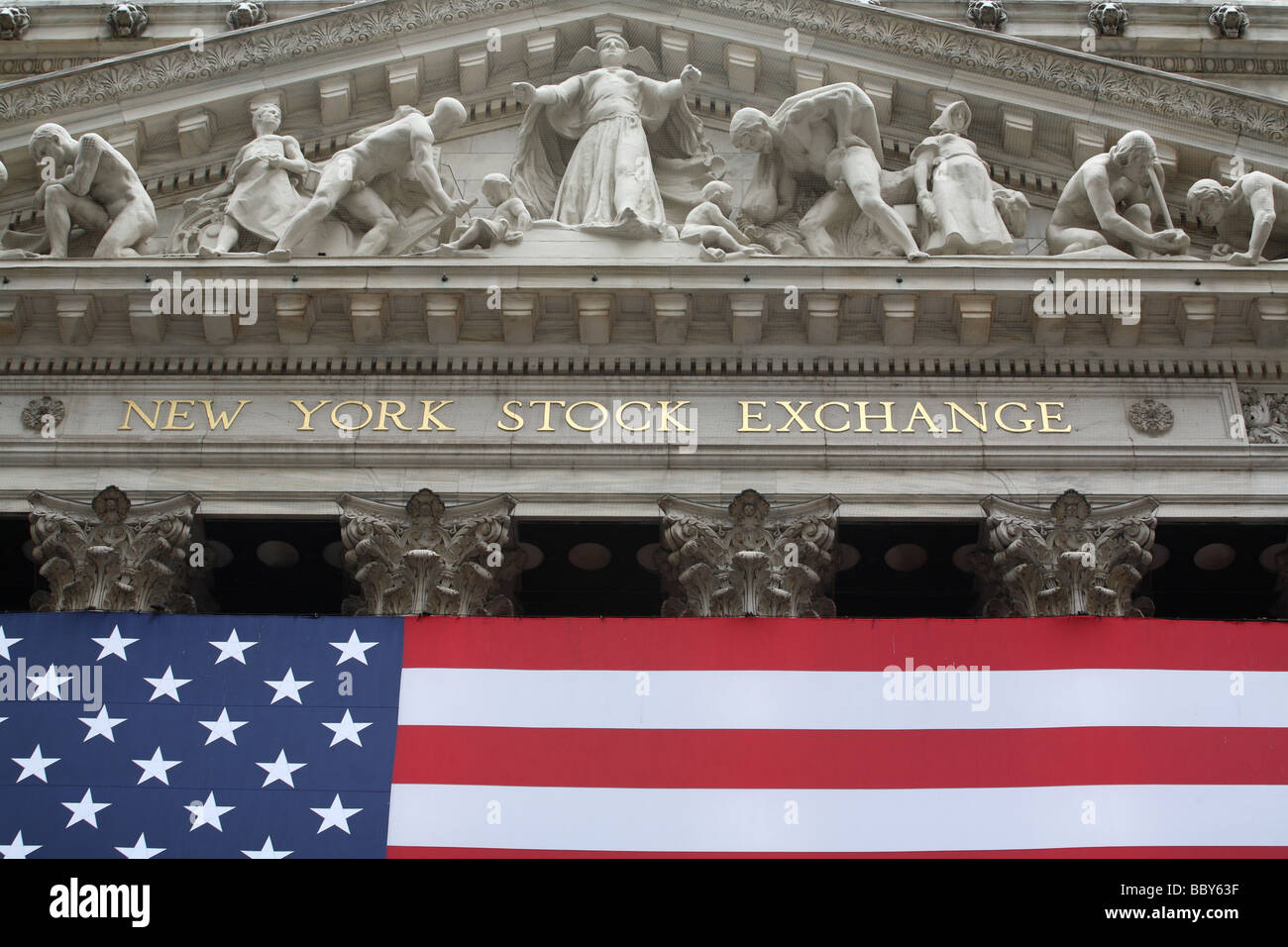 Il New York Stock Exchange, 2009 Foto Stock