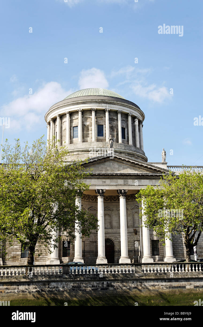 Quattro campi da tennis edificio. Dublin, Repubblica di Irlanda Foto Stock