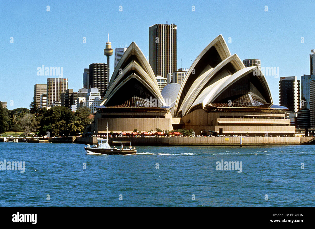 Australia Sydney Opera House di Bay City landmark oz dell architettura acqua oceano mare Foto Stock