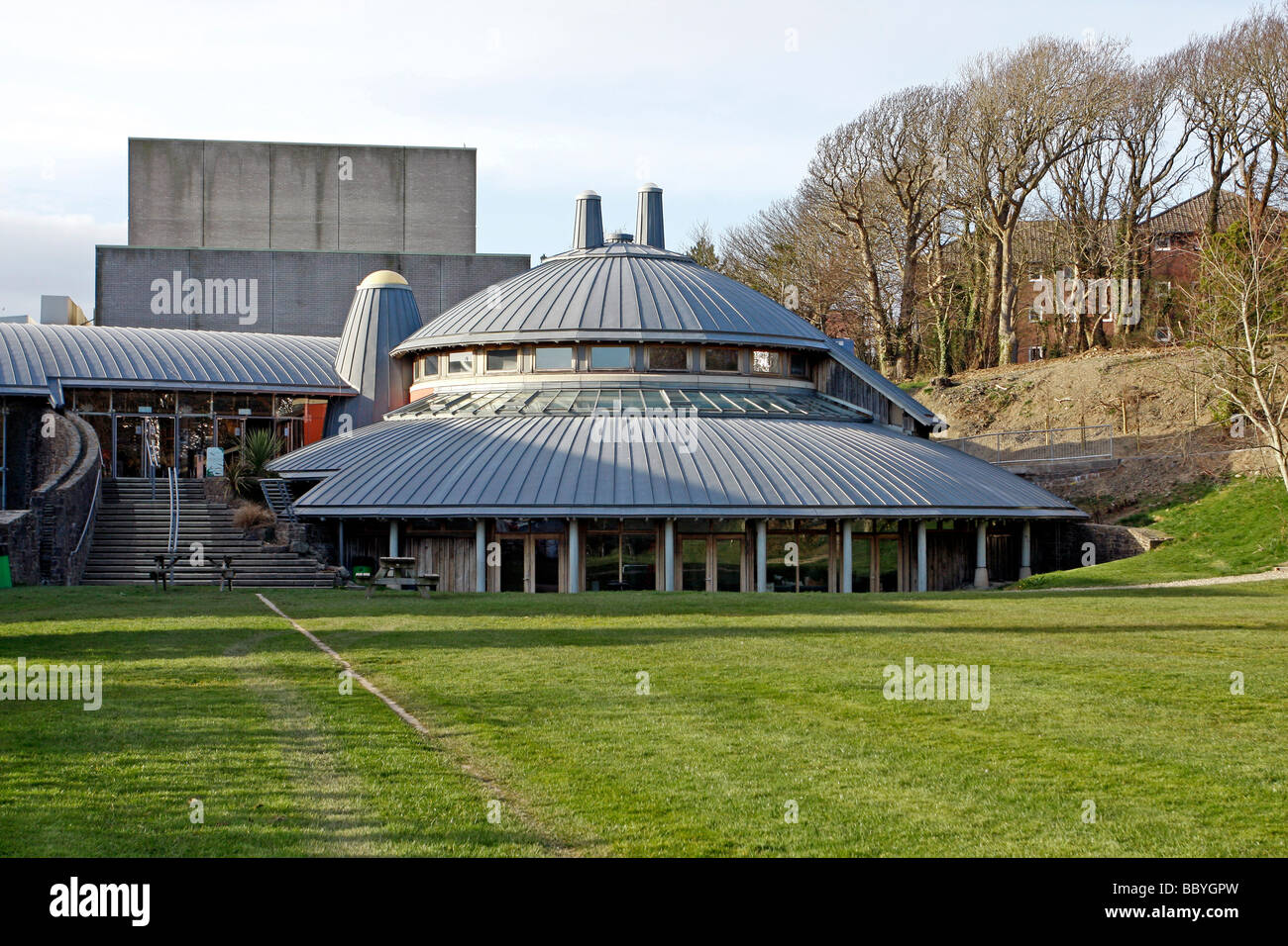 Aberystwyth Arts Center Aberystwyth University Ceredigion West Wales UK Foto Stock