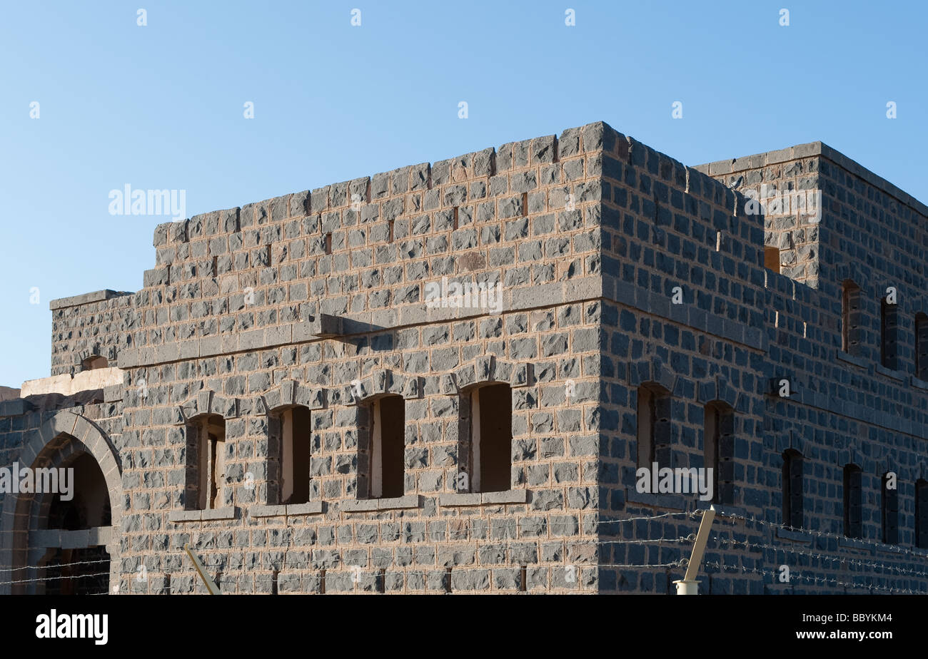 Un castello turco sulla strada da Medina Al Ula Foto Stock
