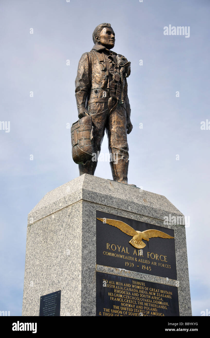 Royal Air Force Memorial, Plymouth Hoe, Plymouth Devon, Inghilterra, Regno Unito Foto Stock