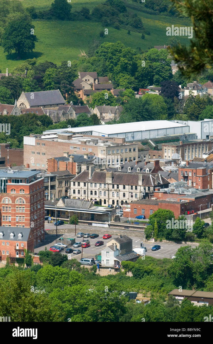 Stroud Railway Station, Gloucestershire, Inghilterra Regno Unito Foto Stock