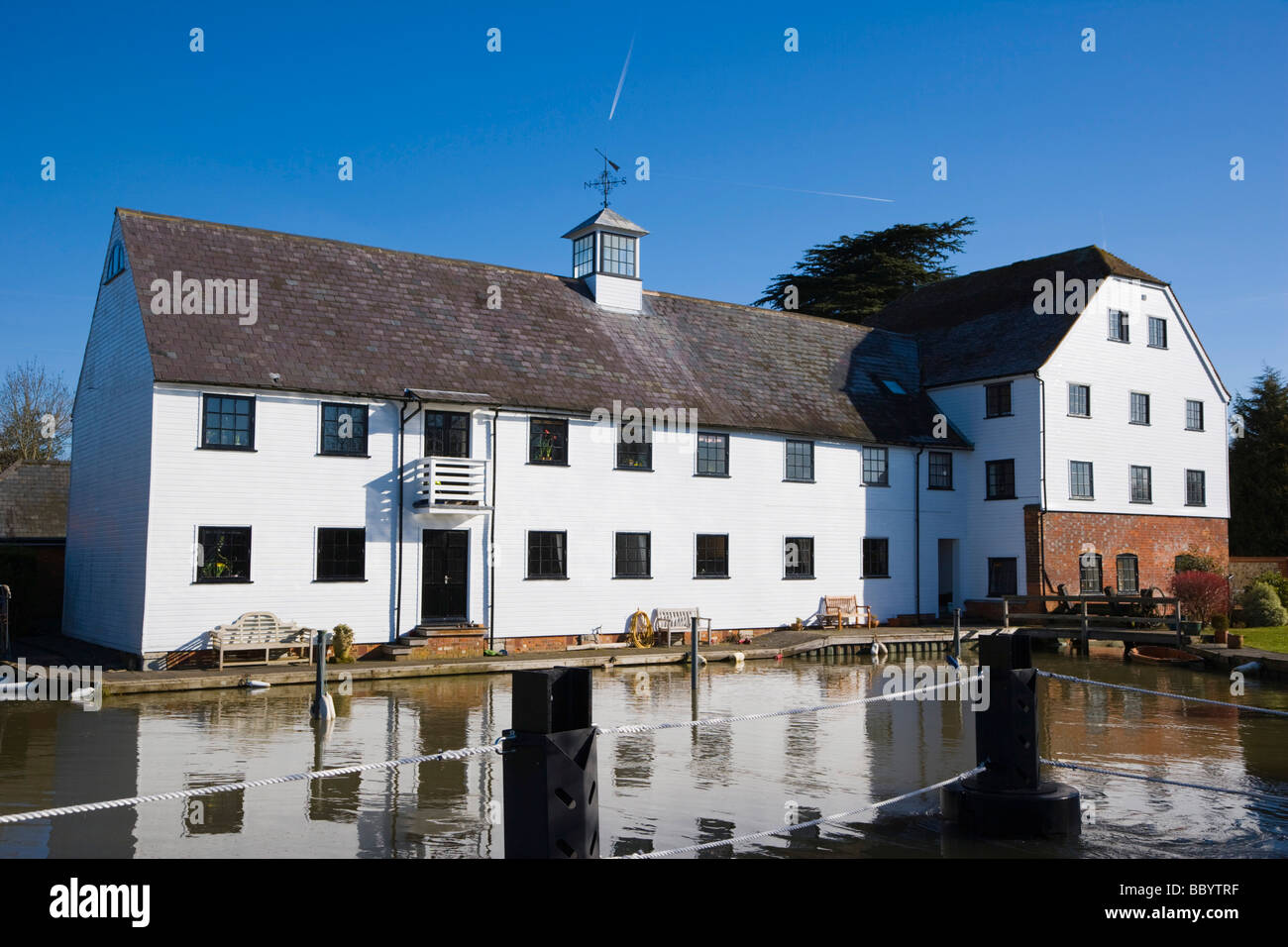 Hambleden Mill a valle di Henley-on-Thames, Oxfordshire, England, Regno Unito, Europa Foto Stock