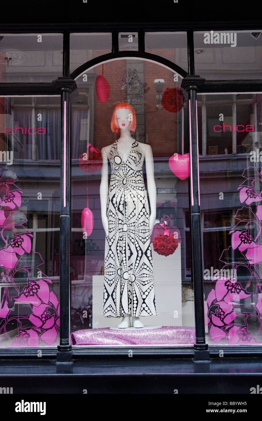 Designer di moda Chica negozio boutique a Dublino Repubblica di Irlanda Foto Stock